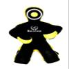 Bestzo MMA Martial Arts Brazilian Grappling Dummy -Sitting Position Black/Yellow Synthetic Leather- 59 inches view 1