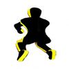 Bestzo MMA Martial Arts Brazilian Grappling Dummy -Sitting Position Black/Yellow Synthetic Leather- 59 inches view 3