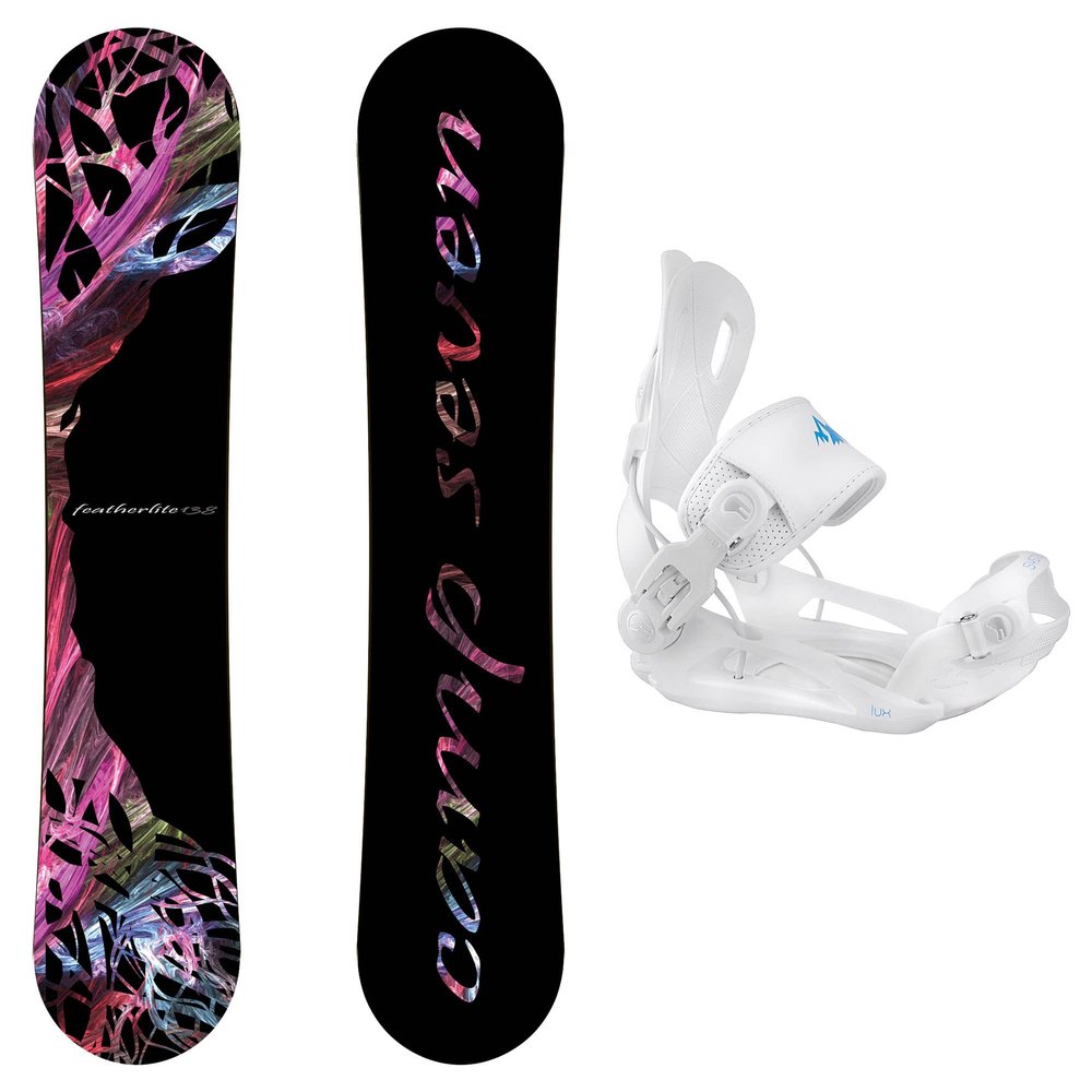 Camp Seven Package Featherlite Snowboard 150 cm-System Lux Bindings
