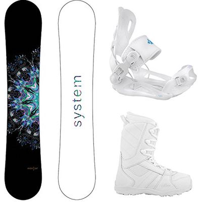 System Package MTNW Women's Snowboard-147 cm Lux Bindings-Siren Lux Women's Snowboard Boots-6
