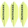 3 Sets of Ruthless Panels Standard Dart Flights Plus 3 Sets of Black Nylon Dart Flight Protectors (Fluro Yellow) view 3