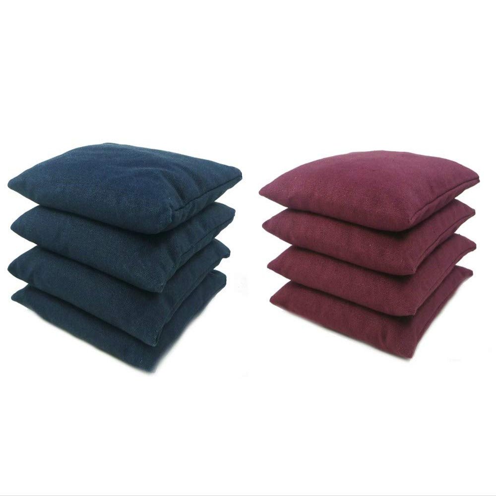 Get Outside Games 8 Classic Series Cornhole Bags  All Weather/Weather Resistant (Black & Maroon)