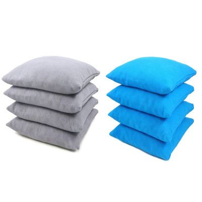 Get Outside Games 8 Classic Series Cornhole Bags All Weather/Weather Resistant (Gray & Turquoise)