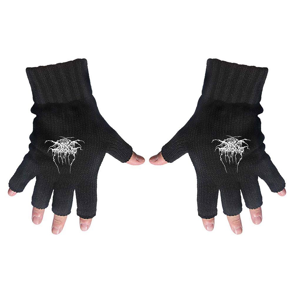 Darkthrone Unisex Adult Logo Fingerless Gloves (One Size) (Black)