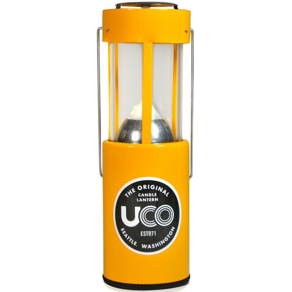 UCO 24356 Candle Lantern, Outdoor, Camping, Yellow