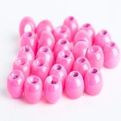 Blue Wing Olive Tungsten Beads for Fly Tying - 100 Pack (Pink, 3.8 mm (5/32))