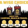 Wise Owl Outfitters Microfiber Camping Towel - Quick Dry Towel for Travel, Backpacking, Hiking, Beach, Gym & Yoga - Compact, Fast Drying & Lightweight view 2