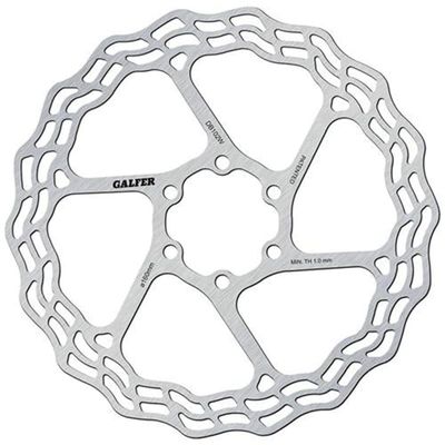 Galfer Drive Wave Route Brake Disc for Bicycle, Silver, 160 mm