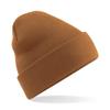 Beechfield Soft Feel Knitted Winter Hat (One Size) (Caramel) view 1
