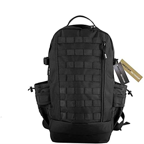Mastiff Outdoor Tactical Action Backpack Military MOLLE Hiking Gear Rucksack BK