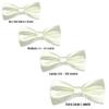 Classic Party Formal Tuxedo Suits Baby Boy Kid Men Satin Colors Bow Tie SM-XL (Small (New Born - 4 Years), Ivory) view 2