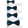 Classic Party Formal Tuxedo Suits Baby Boy Kid Men Satin Colors Bow Tie SM-XL (Medium (5-14 Years), Green Teal) view 3