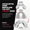 SafeJawz Elements Dual Layer Mouthguard Premium Protection Adults and Junior Gum Shield with Case for Boxing, MMA, Rugby, Martial Arts, Judo and All Contact Sports (Ice, Junior (up to 11)) view 2