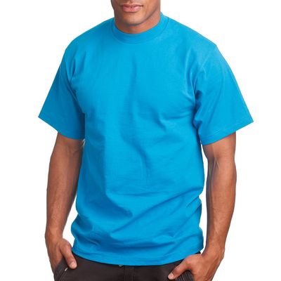 Athletics Mens Short Sleeve T-Shirt, Medium, Turquoise