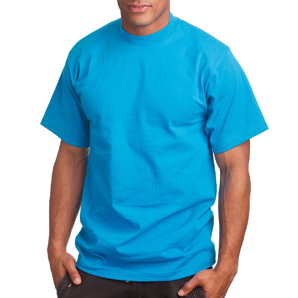 Athletics Mens Short Sleeve T-Shirt, Medium, Turquoise