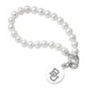 M. LA HART Baylor Pearl Bracelet with Sterling Silver Charm view 1