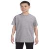 Gildan Big Boys Heavy Taped Neck Comfort Jersey T-Shirt, Sport Grey, M view 1