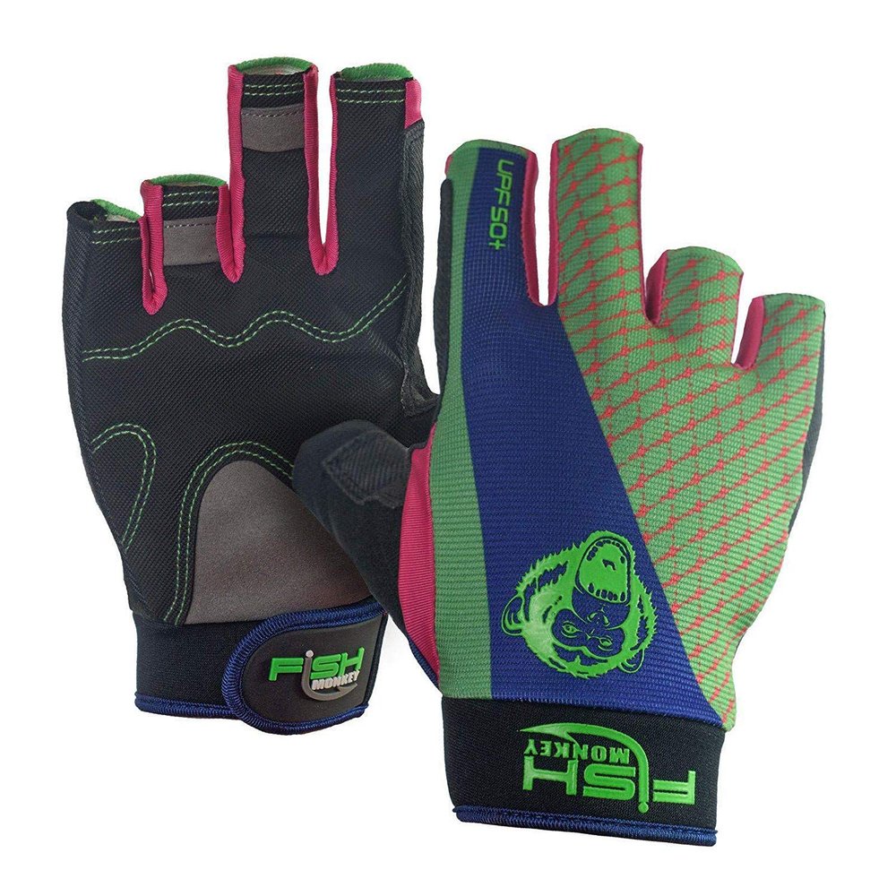 Fish Monkey Gloves The Crusher Gloves, XX-Large, Neon Scale