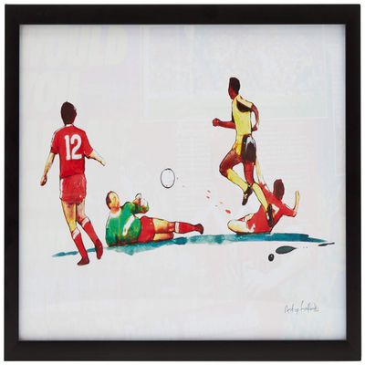 Art of Football Unbelievable A3 Framed Print