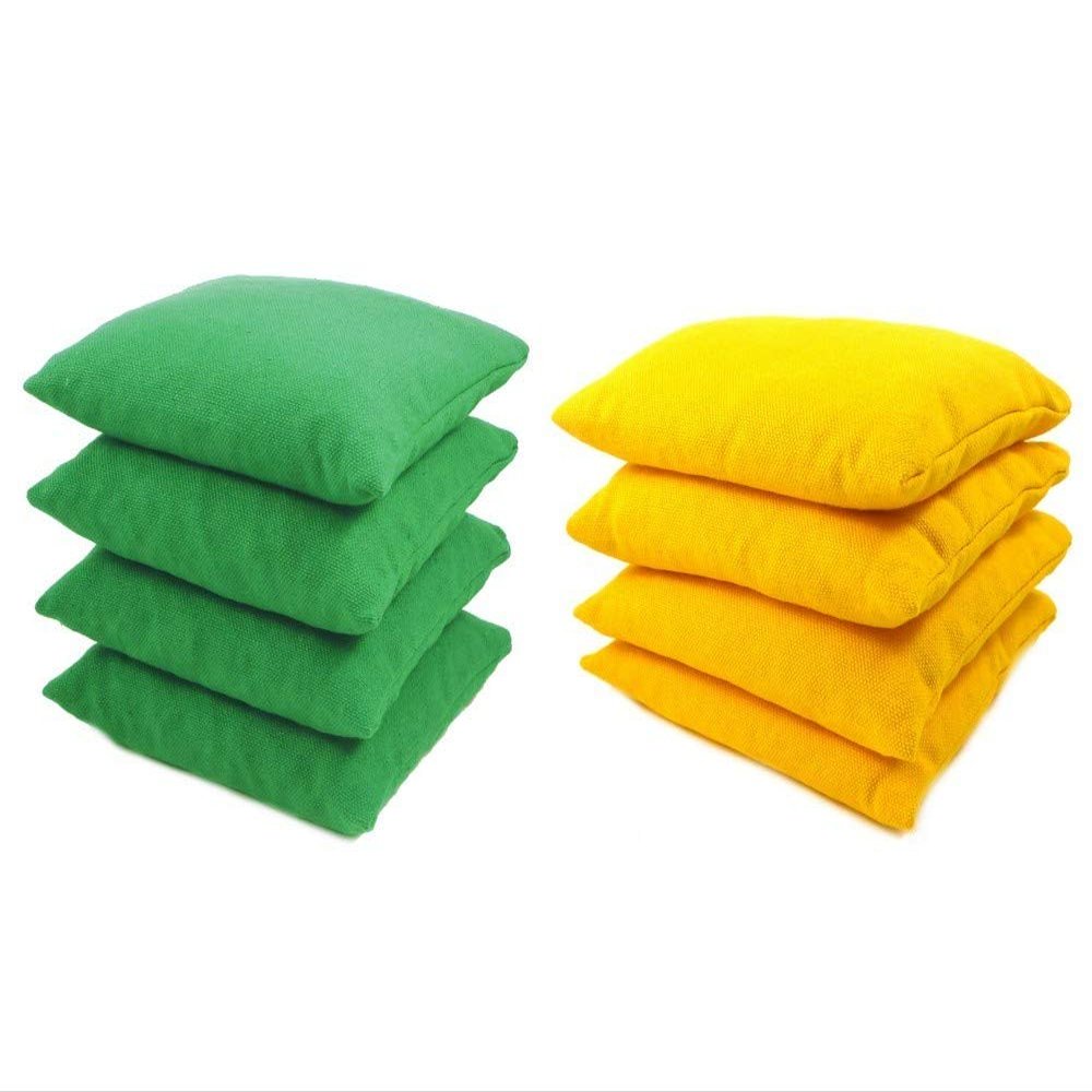 Get Outside Games 8 Classic Series Cornhole Bags  All Weather/Weather Resistant (Green & Yellow)