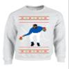 ALLNTRENDS Adult Crewneck 1-800 Hotline Bling Ugly Christmas Sweater (M, Ash) view 1