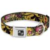 Dog Collar Seatbelt Buckle Dad Dad Yellow 16 to 23 Inches 1.5 Inch Wide view 1