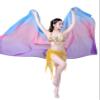 ZLTdream Women's Belly Dance Gradual Colorful Chiffon Scarf Veil 2.2 * 1.2M view 2