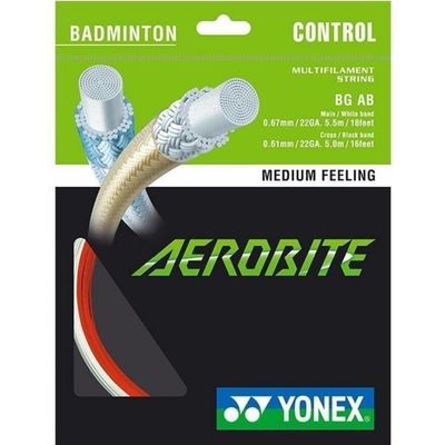 Yonex Aerobite String (10m Set) White/Red