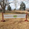 Platinum Jumps Ladder Gate Center V Design 10ft - 18 Inch Light Green view 1