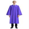 Newrara Unisex Premium Matte Graduation Gown Only (X-Small 42(4'9"-4'11"), Purple) view 4
