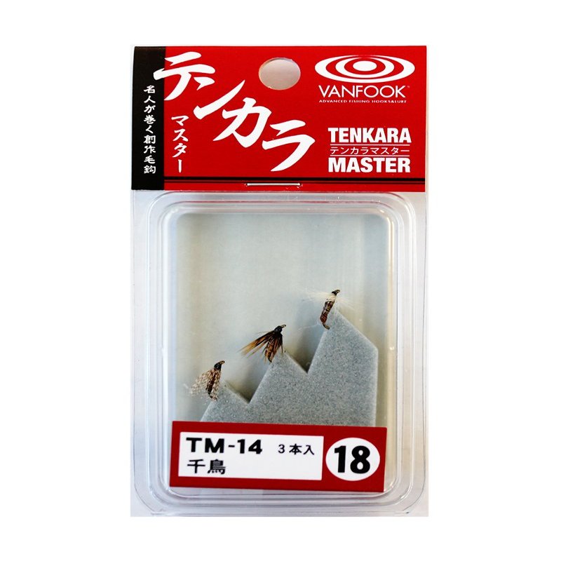VANFOOK TM-14 Tenkara Master #18 Houndstooth
