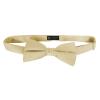 K. Alexander Solid Champagne Bow Tie Men's Satin Pre-tied Formal Tuxedo Bow with Adjustable Band view 2