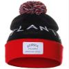 American Cities Boston Massachustts Arch Letters Pom Pom Knit Hat Cap Beanie view 1