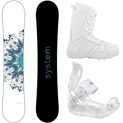 Package-System Flite Women's Snowboard-146 cm-System Lux Bindings-Siren Lux Women's Snowboard Boots-6