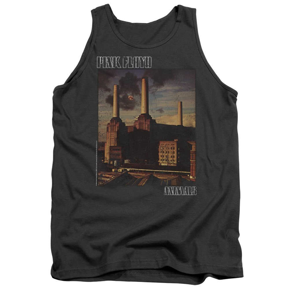 Pink Floyd - Animals Album Cover - Adult Tank Top - Medium Gray