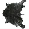 Dyed Black Springbok Skin Large from Africa Black Deer Hide view 1