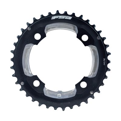 FSA Unisex's Pro MTB Chainring, Black, Size 104 x 38T