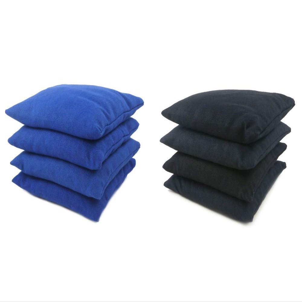 Get Outside Games 8 Classic Series Cornhole Bags  All Weather/Weather Resistant (Royal Blue & Black)