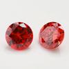 100PCS Size 5.0mm 5A Round Machine Cut Orange Color Cubic Zirconia Stone Loose CZ Stones (5.0mm 100pcs) view 2