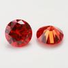 100PCS Size 5.0mm 5A Round Machine Cut Orange Color Cubic Zirconia Stone Loose CZ Stones (5.0mm 100pcs) view 4