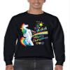 ALLNTRENDS Men's Crewneck Unicorn Rainbow Gay Pride Ugly Christmas Top (S, Black) view 1