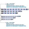 Dog Collar Seatbelt Buckle Colorado Flags Pastel 18 to 32 Inches 1.5 Inch Wide view 3