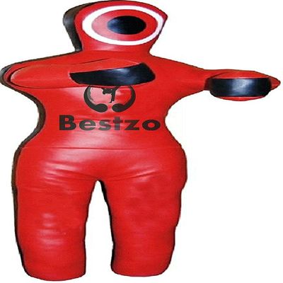 Bestzo MMA Martial Arts Brazilian Grappling Dummy Red Synthetic Leather- 59 inches