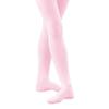 Monvecle 3 Pairs Girls' Kids Opaque Microfiber Dance Stockings School Uniform Footed Tights Pink 12-14 view 2