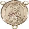 14K Gold Filled Saint Matilda Rosary Centerpiece Medal, 3/4 Inch view 1