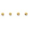 CoutureJewelers 10k Set of 4-4mm Spacer Beads view 1