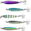5pcs Fish WOW! 1.5oz Fish Metal Bait Jig 1-1/2oz Mega Live Lure with a Treble Hook - 5 Colors view 1