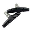AHL 2pairs Complete Sport Bike Brake Shoes Bicycle Brake Pads Set,69mm for Cruiser MTB Mountain Bicycle Universal V-Brake Blocks with Hex Nut and Shims, No Noise No Skid(Black) view 3