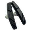 AHL 2pairs Complete Sport Bike Brake Shoes Bicycle Brake Pads Set,69mm for Cruiser MTB Mountain Bicycle Universal V-Brake Blocks with Hex Nut and Shims, No Noise No Skid(Black) view 4