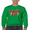 ALLNTRENDS Men's Crewneck Papa Elf Ugly Christmas Top (M, Irish Green) view 1